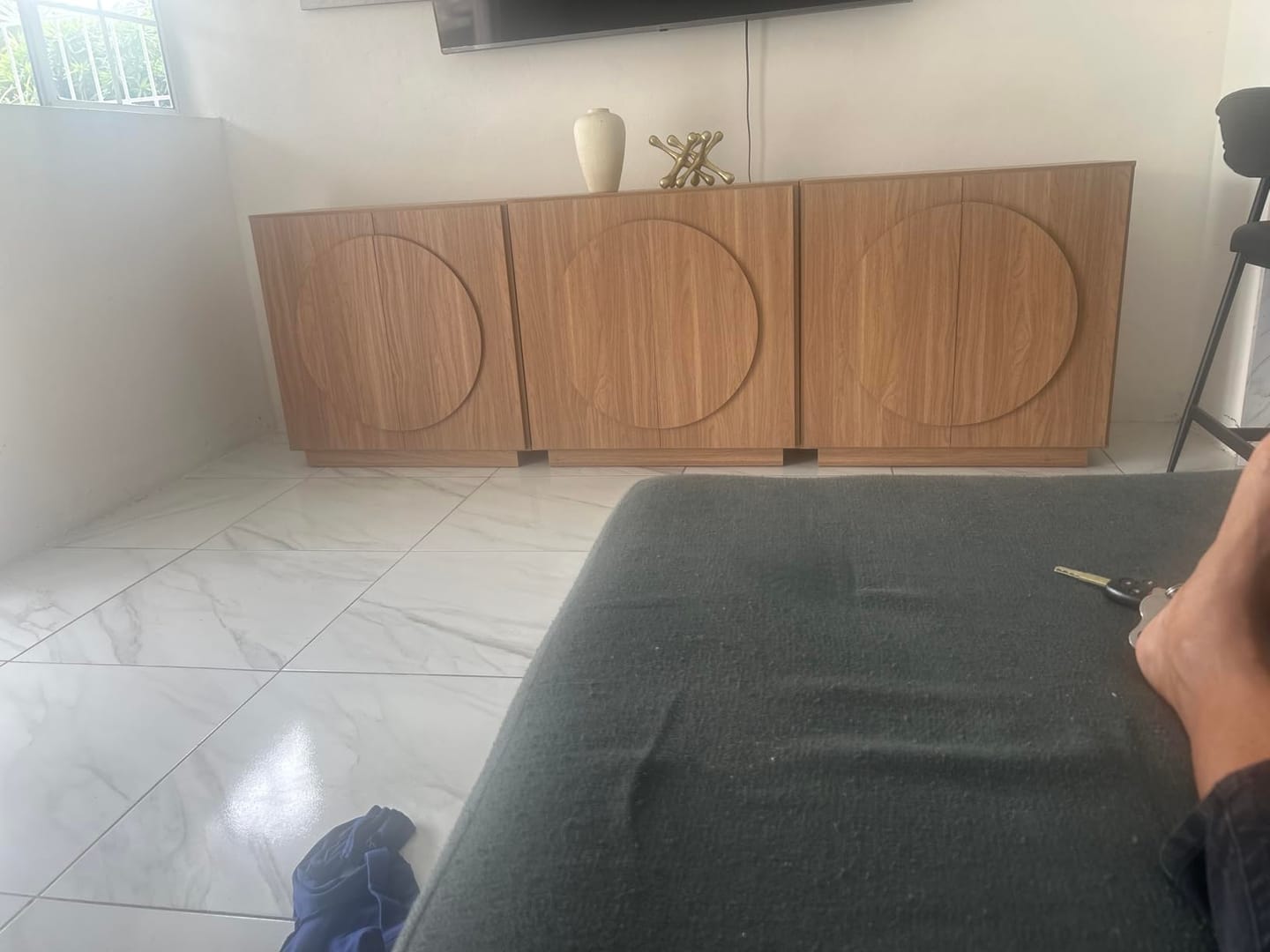 Customer photo review of 33" Circular Doors Modern Modular Sideboards (Set of 3)