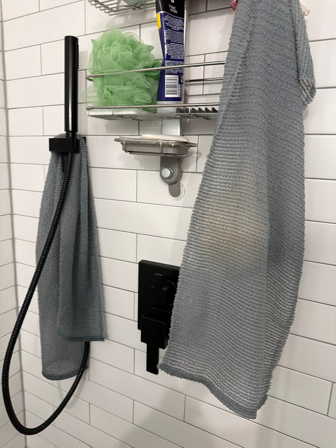 Customer photo review of Japanese Exfoliating Shower Scrub