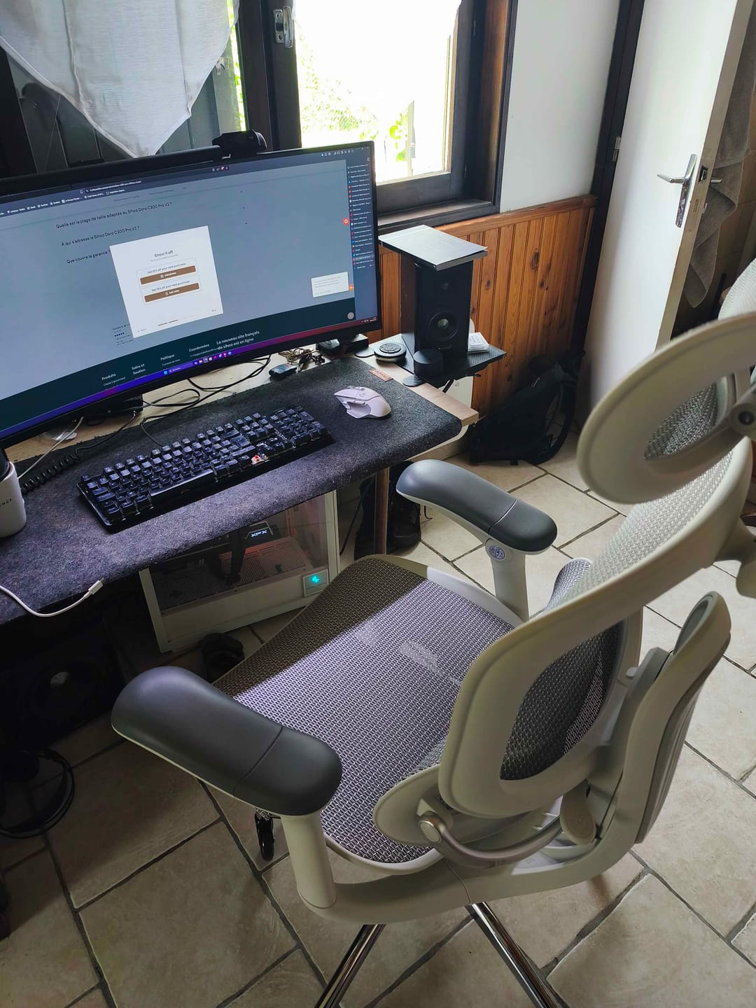 Customer photo review of Doro C300 Pro V2 – Fauteuil ergonomique adaptatif full‑body