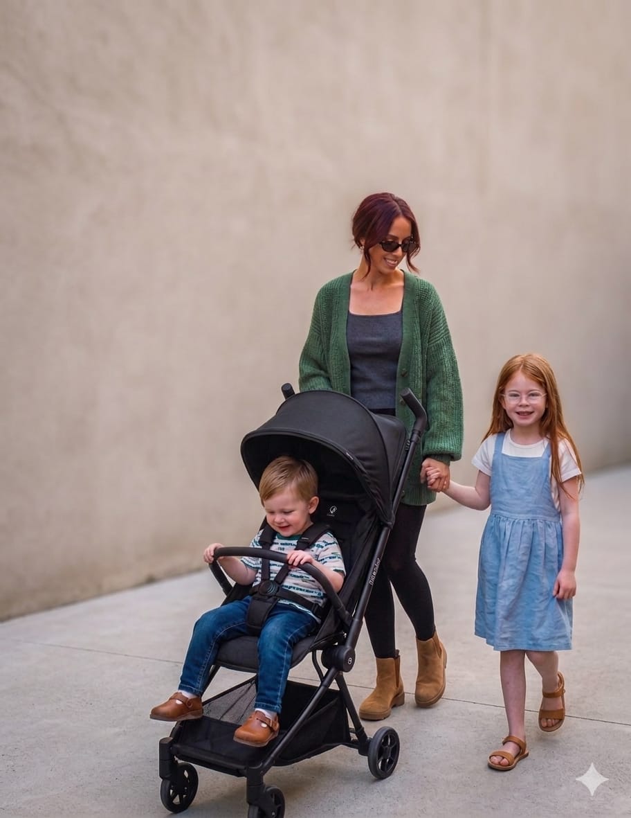 Customer photo review of Mega Pro Baby Umbrella Stroller (3-48 Months)