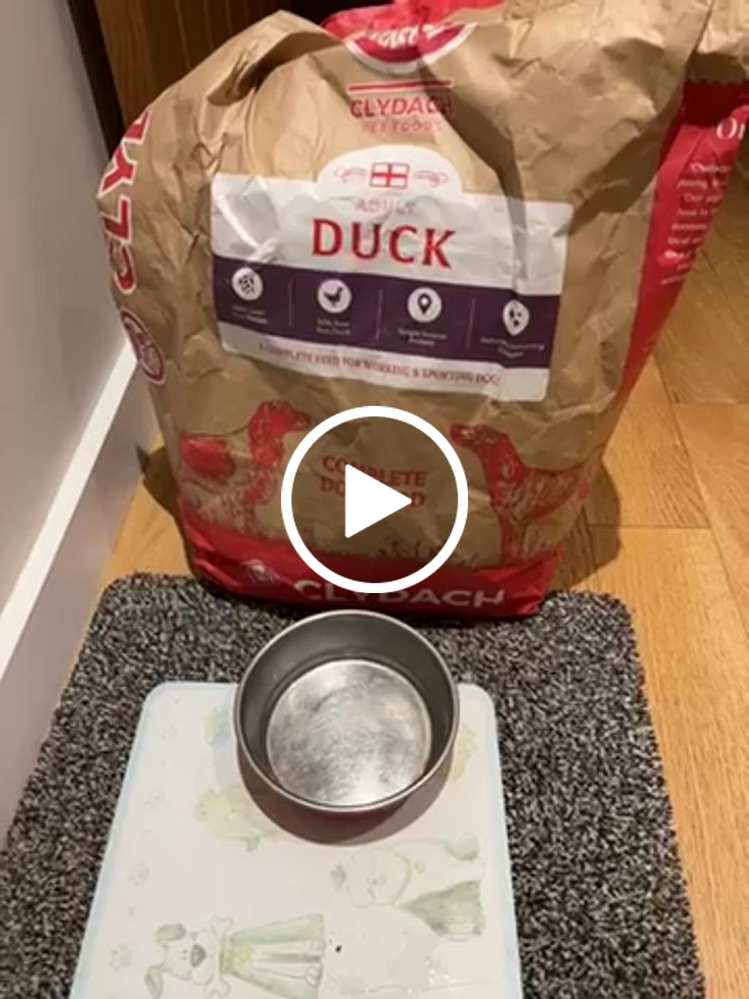 Customer video review of English Duck Dry Food