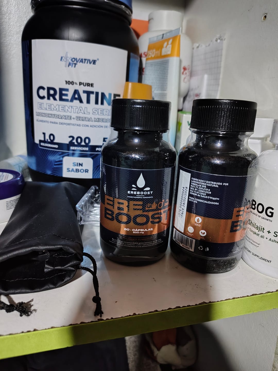 Customer photo review of EREBOOST | 60 Cápsulas