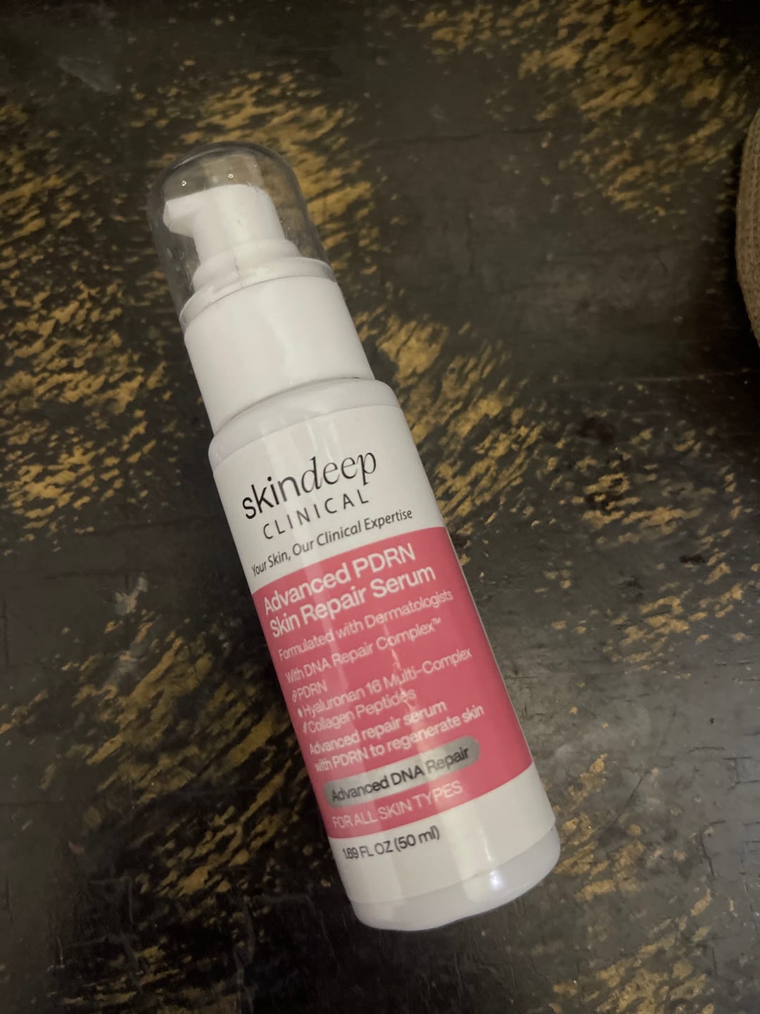Customer photo review of Advanced PDRN Skin Repair Serum