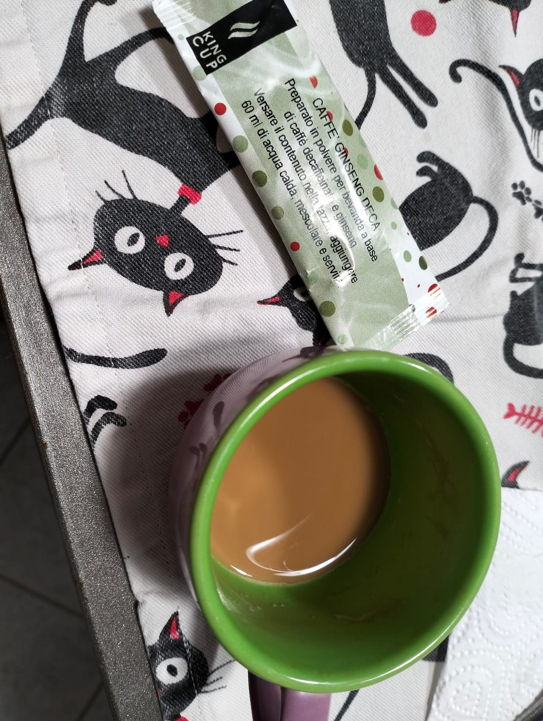 Customer photo review of 120 bustine di Caffè al ginseng  Deca da zuccherare