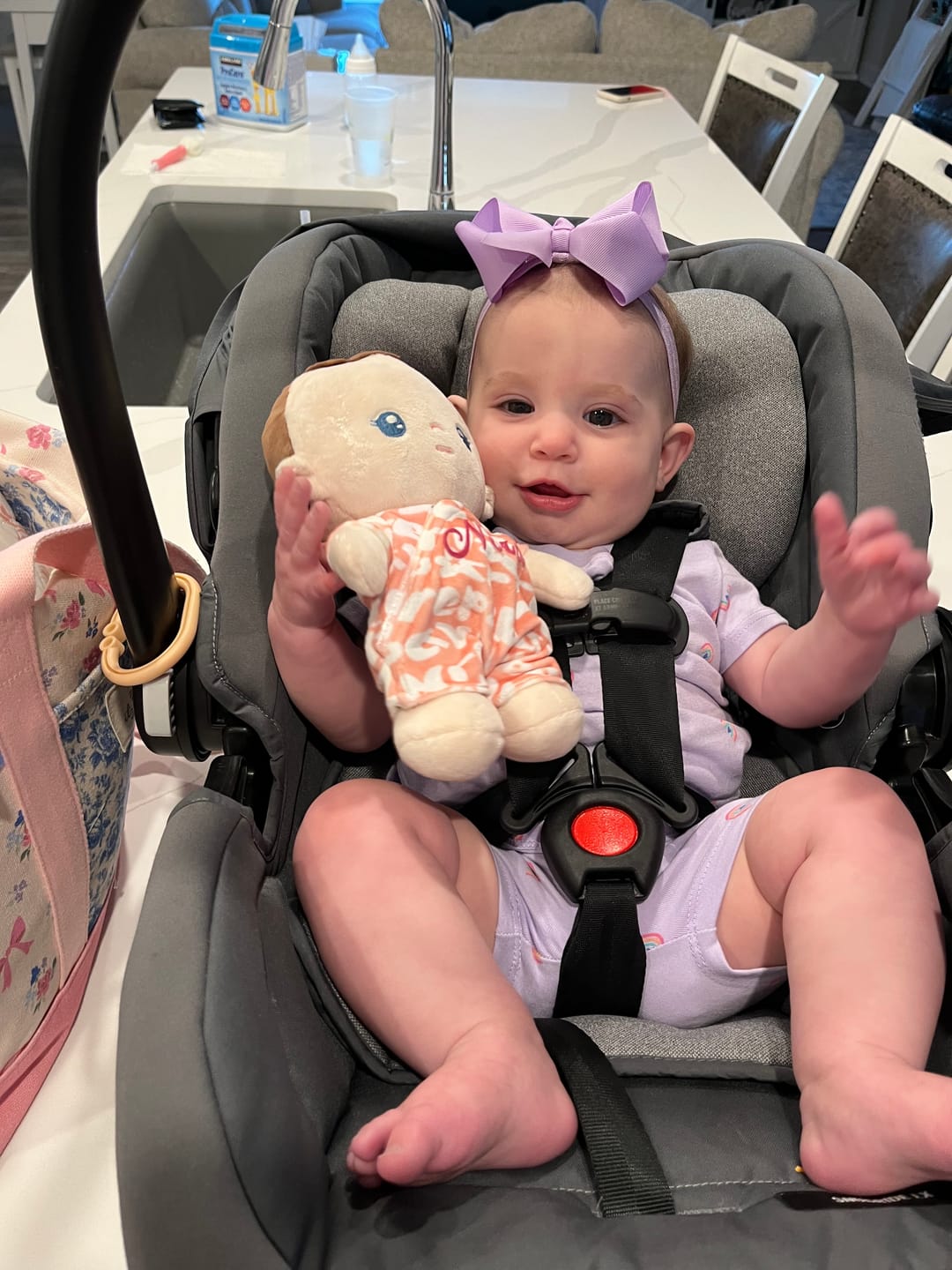 Customer photo review of Personalized Pudding Baby Girl - Light