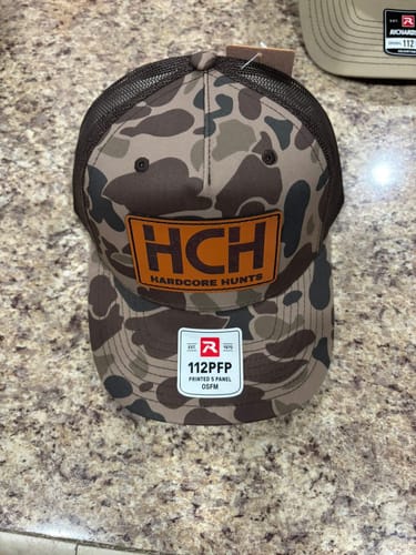 Customer photo review of Richardson 112 Genuine Leather Patch Hats Laser Engraved
