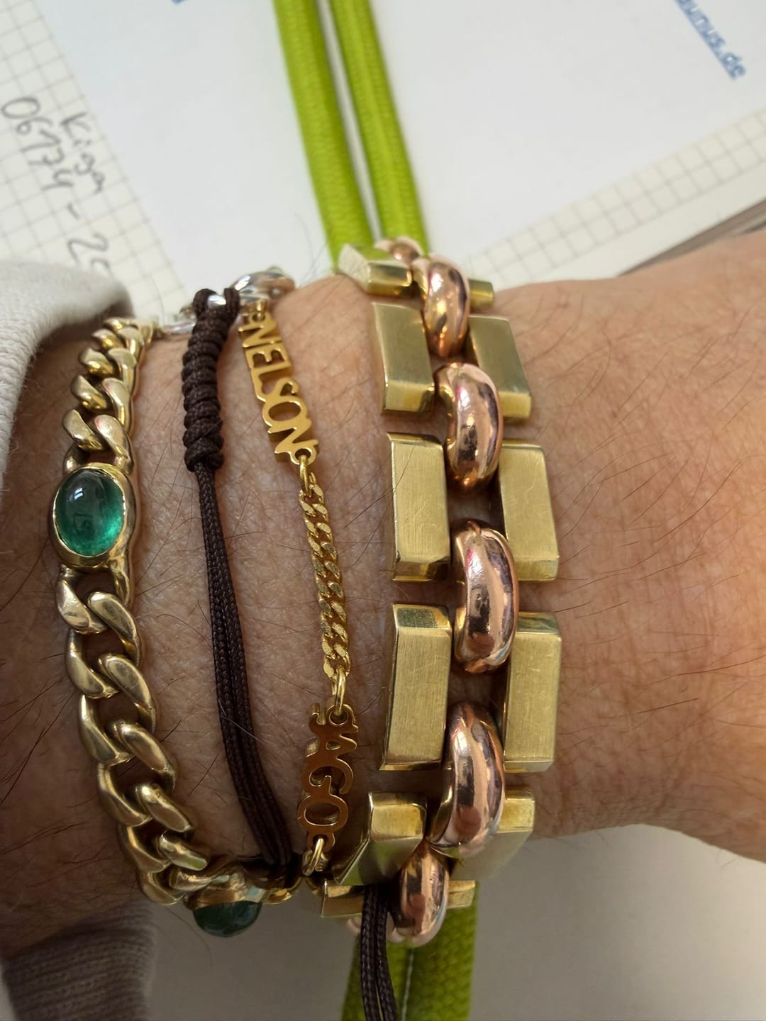 Customer photo review of Personalisiertes Namensarmband