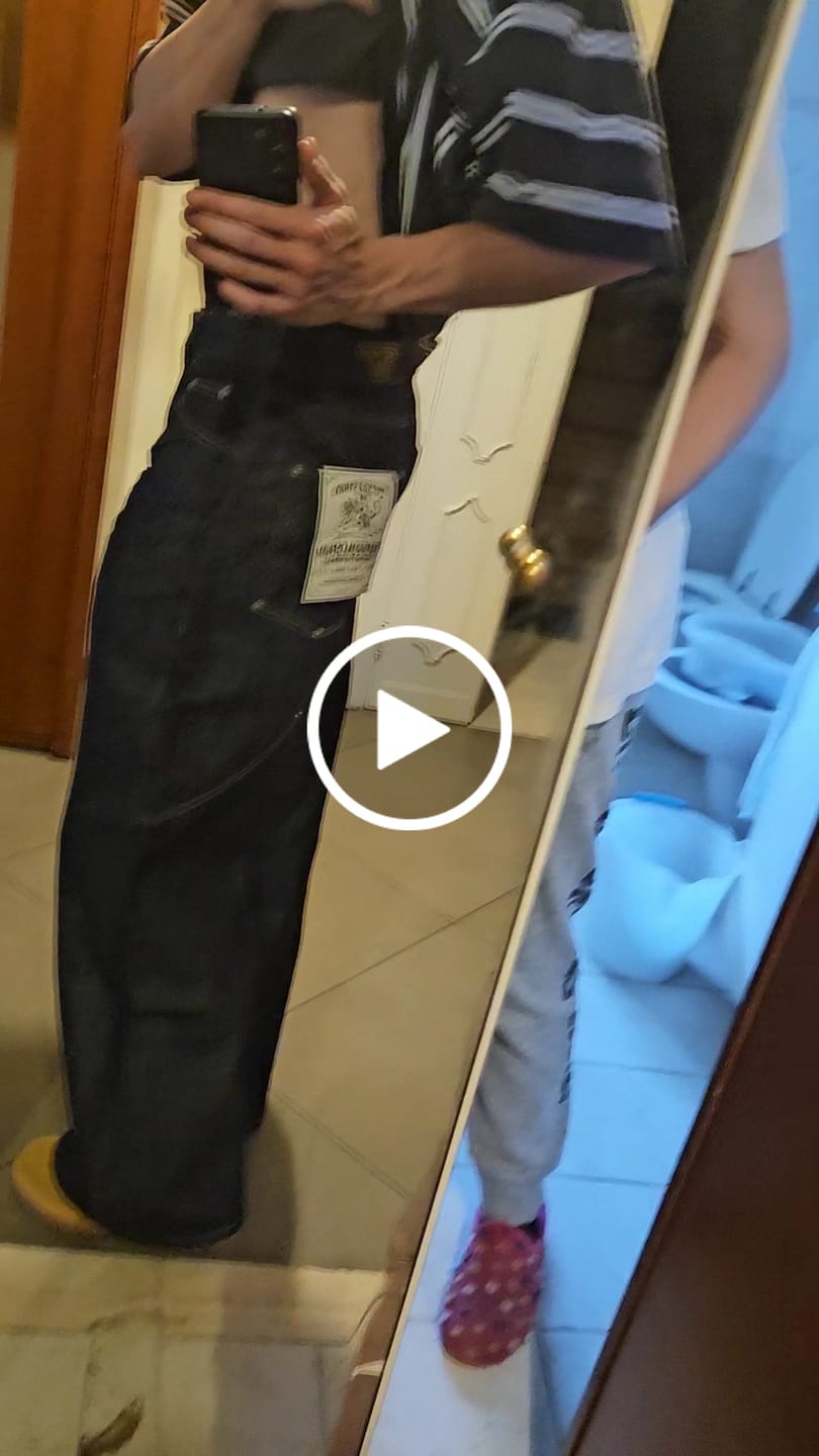 Customer video review of Raw Denim Jeans Blue