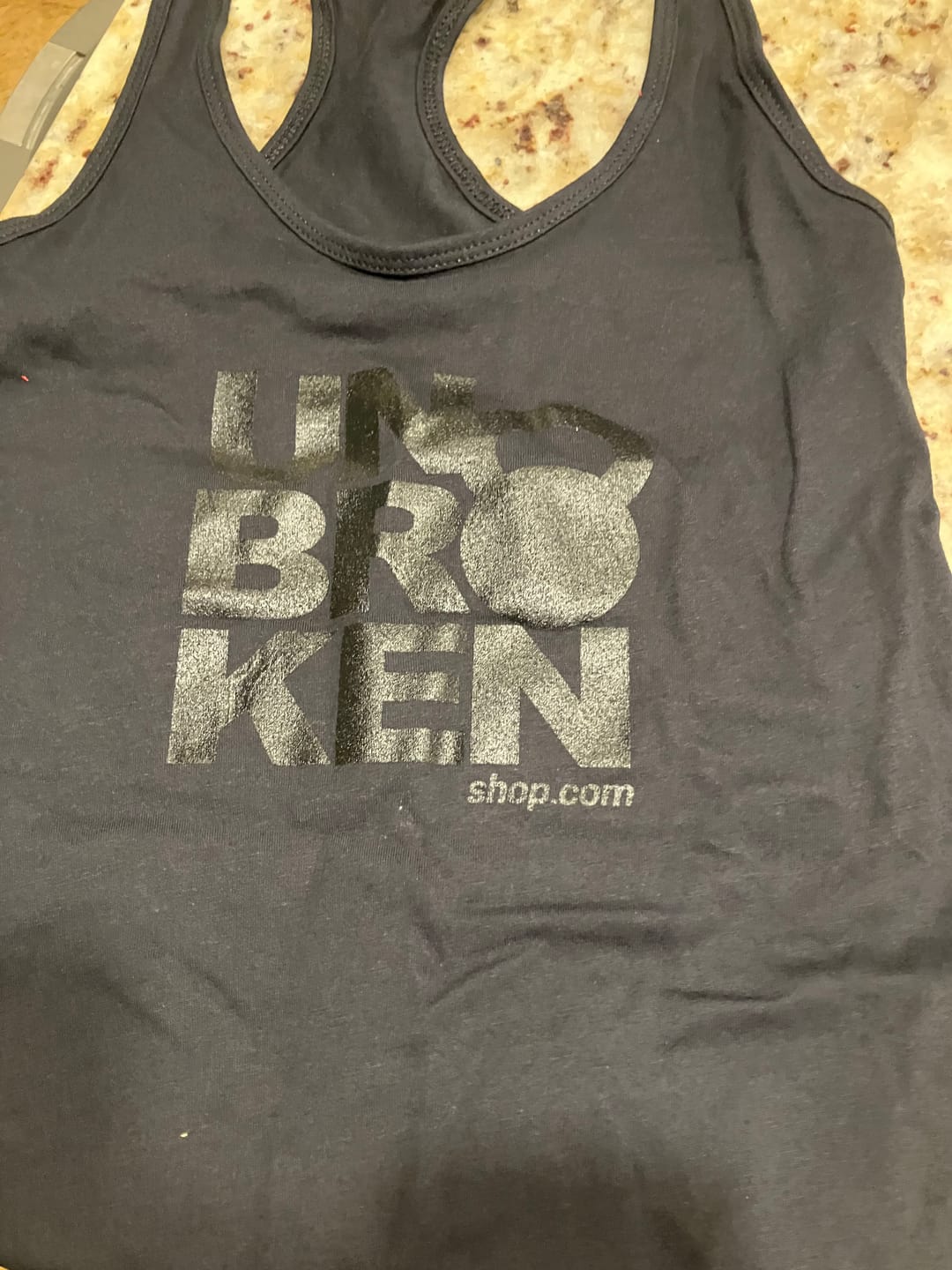 Customer photo review of Tank UBK white print