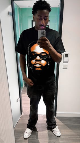 Customer photo review of GUNNA BIG FACE TEE