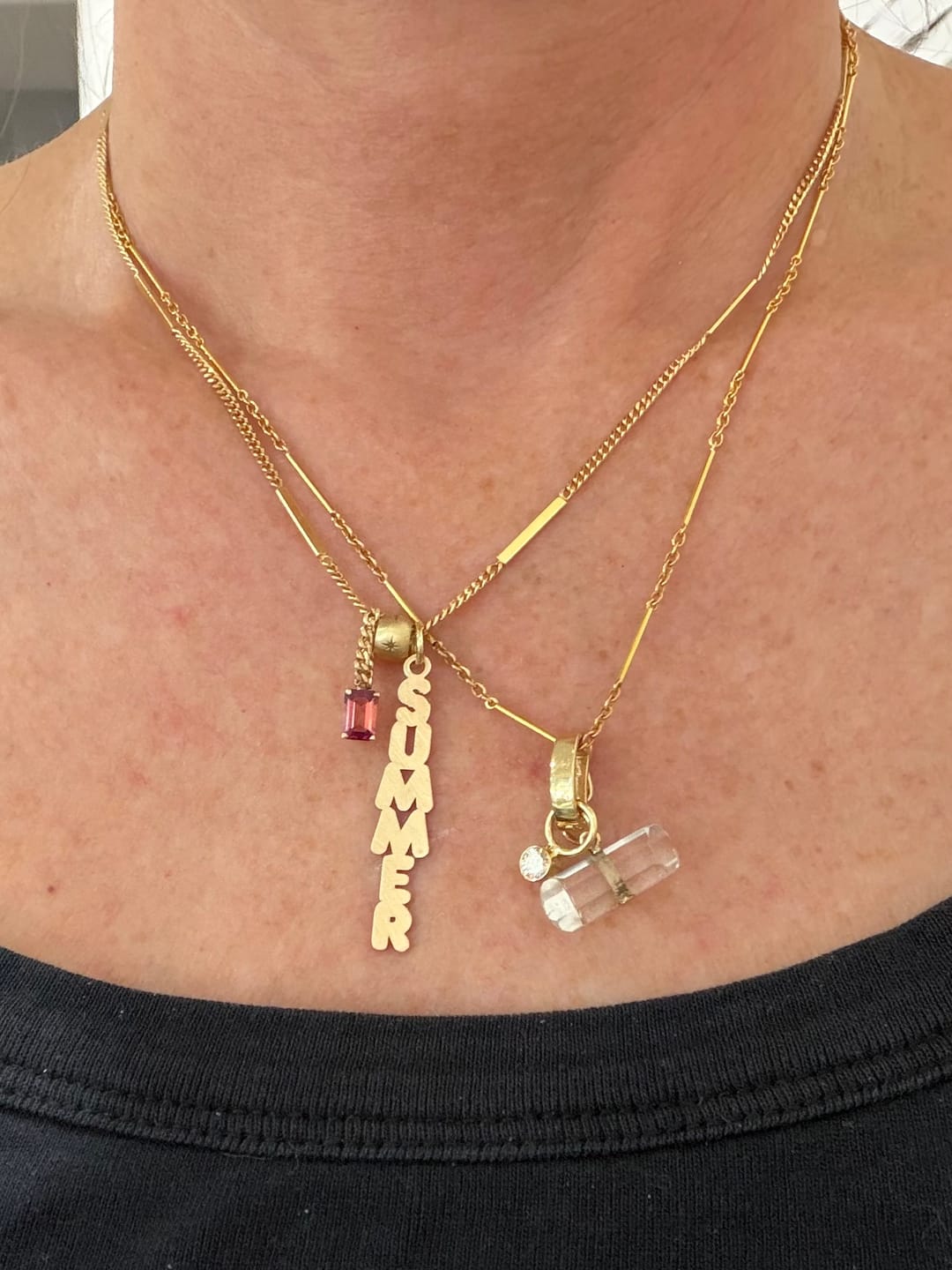 Customer photo review of 10K Star Spacer Bead