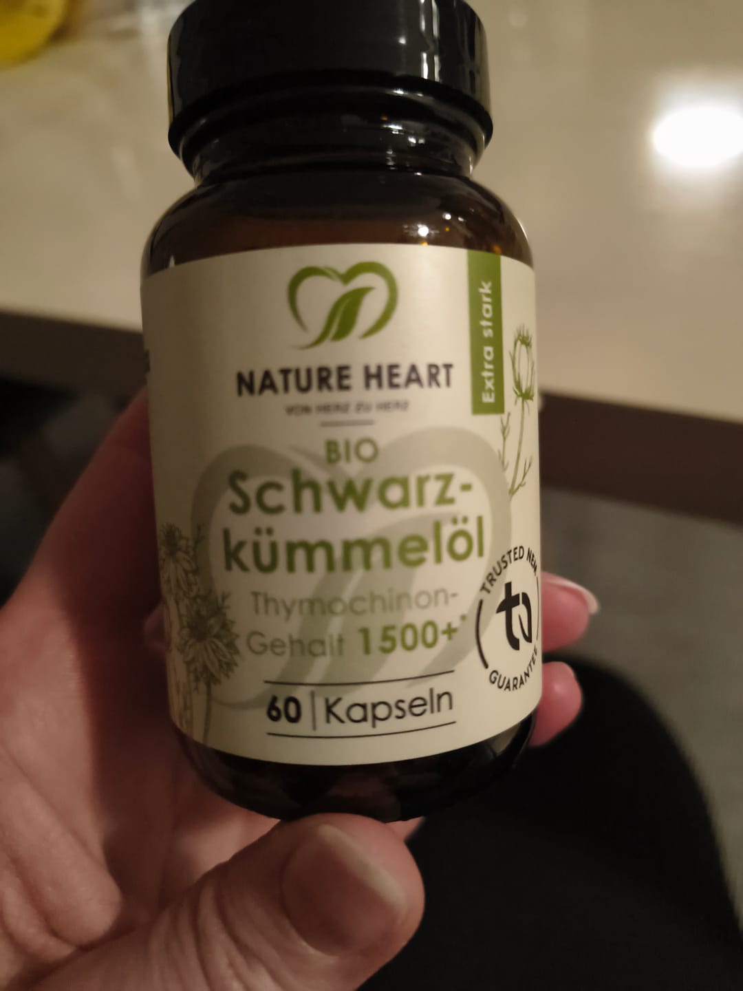 Customer photo review of BIO Schwarzkümmelöl 1500+ Thymochinongehalt