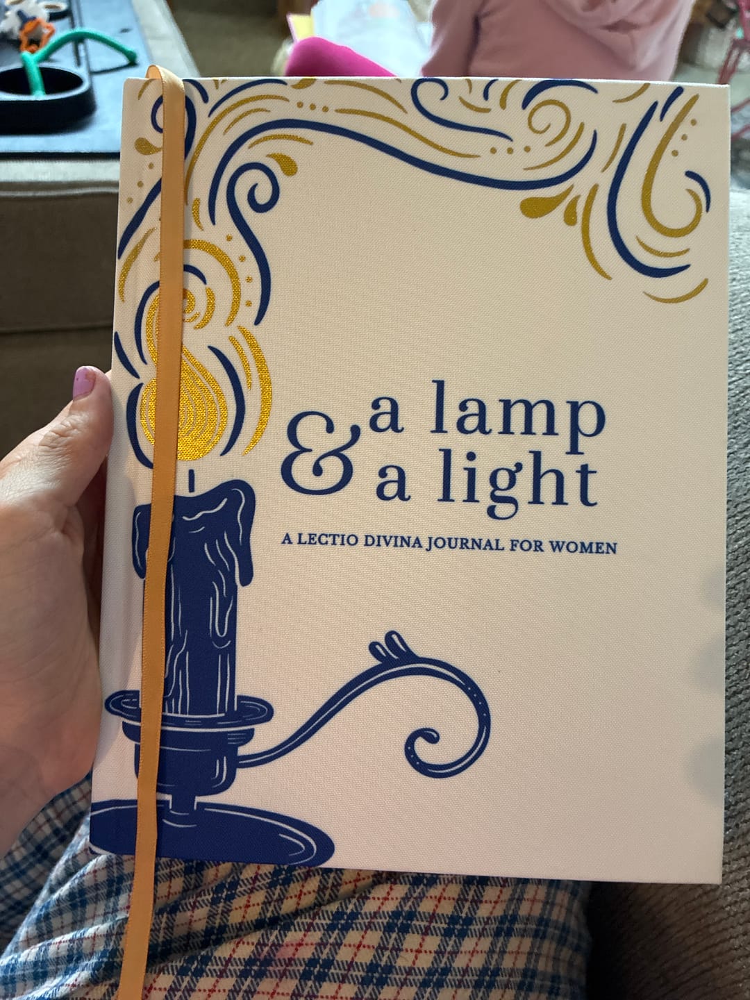 Customer photo review of A Lamp & A Light: A Lectio Divina Journal for Women
