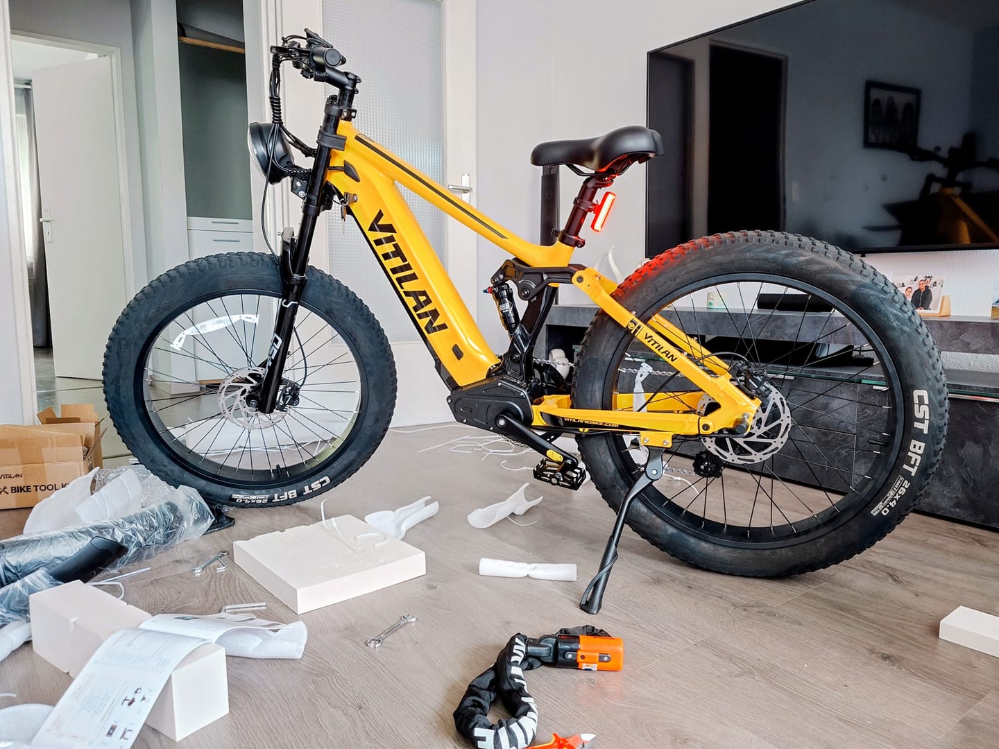 Customer photo review of T7PRO Full Suspension Mountain E-bike