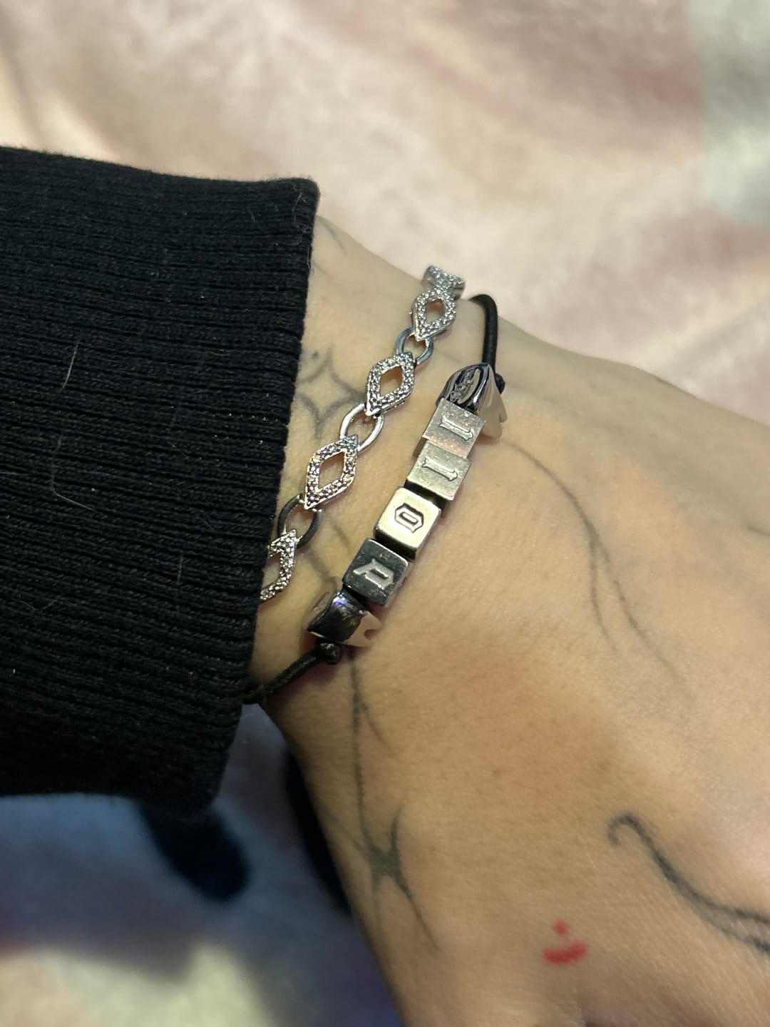 Customer photo review of CUSTOMIZABLE FRIENDSHIP BRACELET