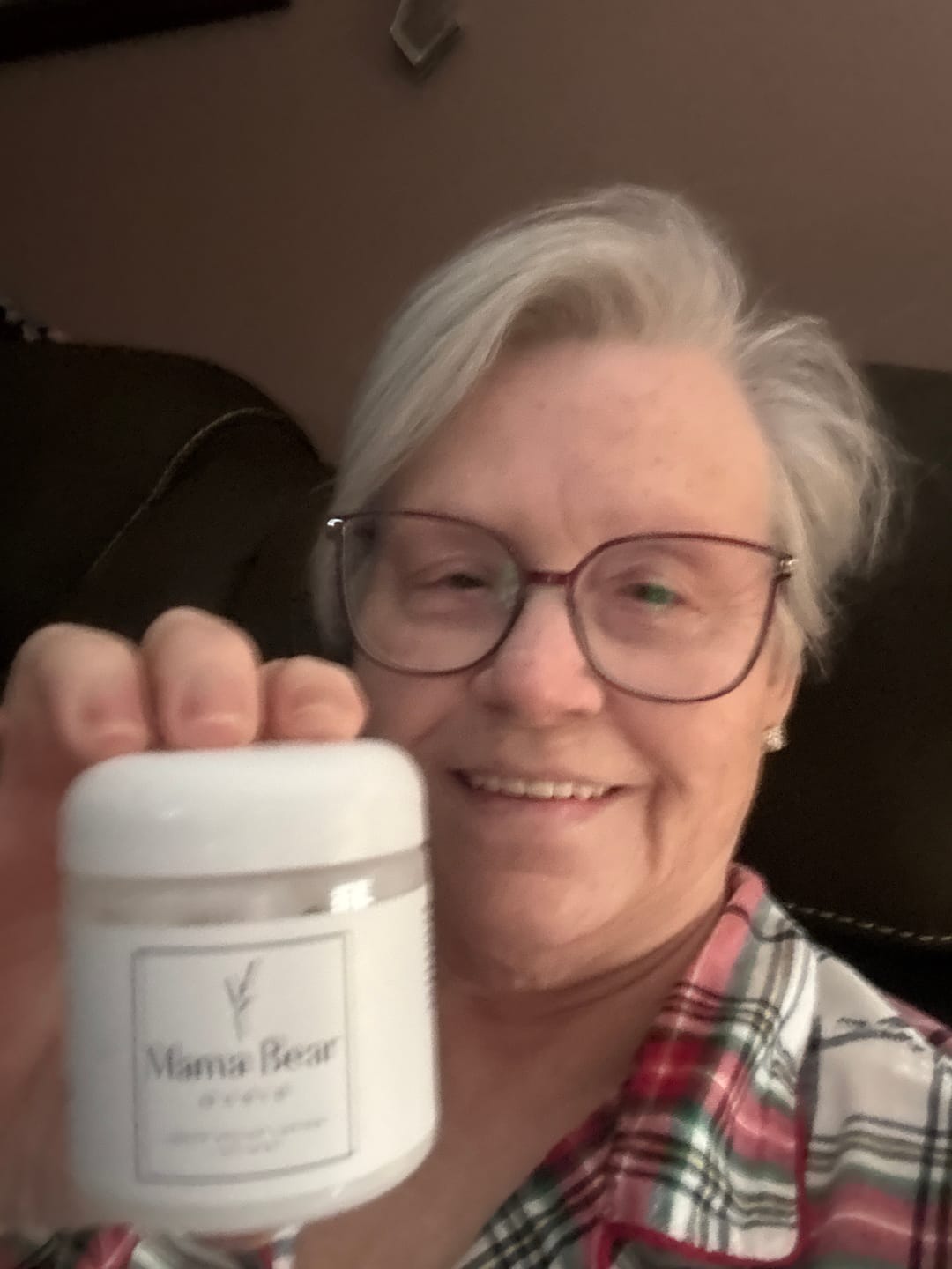 Customer photo review of Mama Bear Nerve Relief Lotion