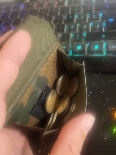 Customer photo review of Tactical Wallet MK2 - 5-Farben Flecktarn