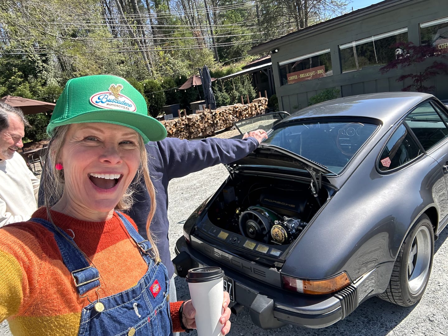 Customer photo review of 'Brew’ Foam Trucker Hat - Green
