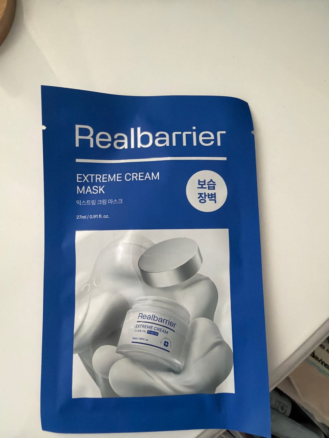 Customer photo review of Mitrinoša maska Real Barrier Extreme Cream Mask