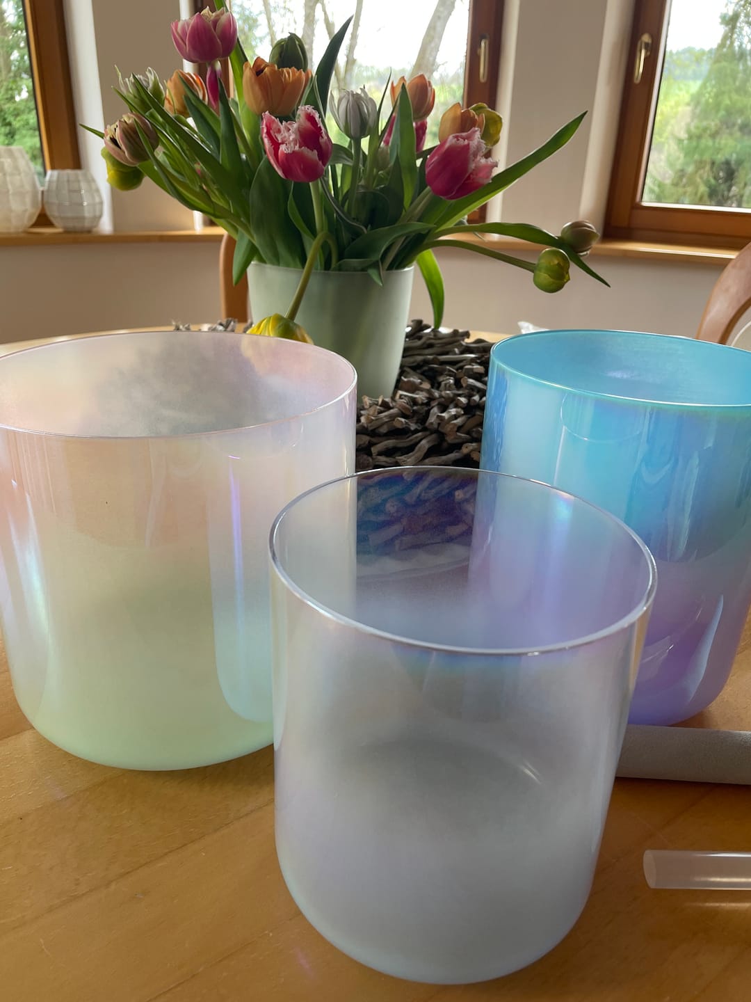 Customer photo review of "The Mystic" Klangschalen Set 432 Hz | AkashaBowls®