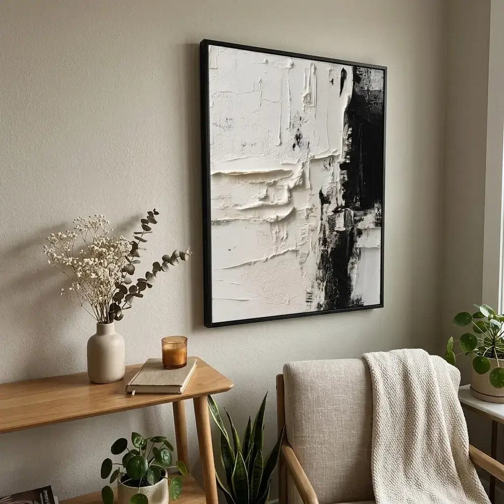 Customer photo review of Original Abstract Oil Painting #CXV066