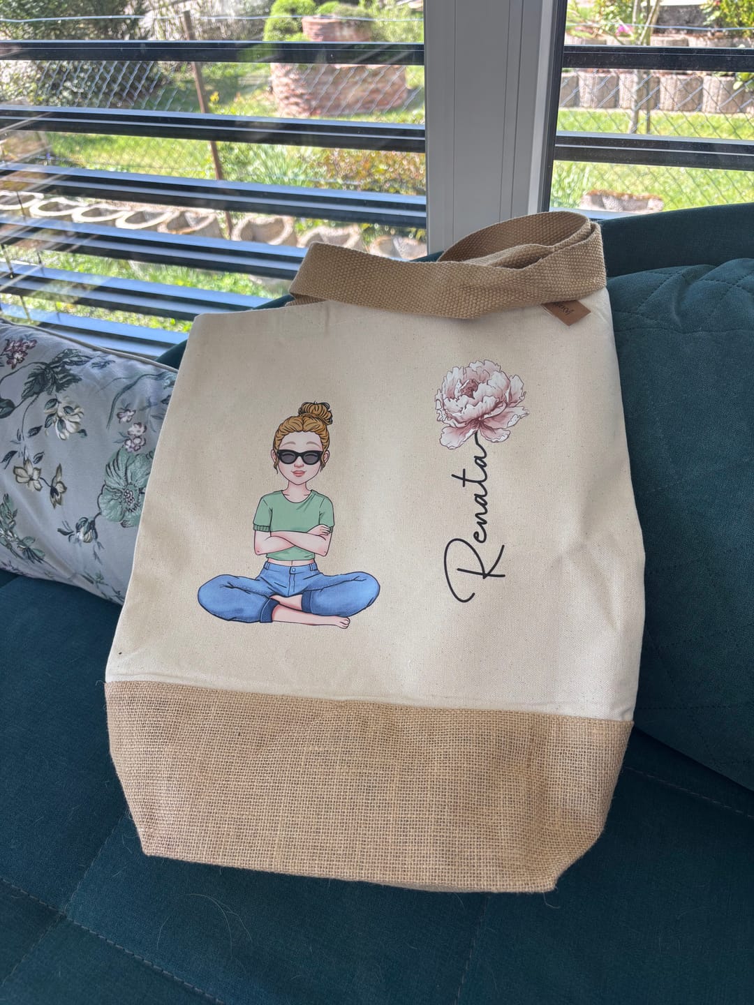 Customer photo review of Summervibes - Personalisierte Tasche für den Strand