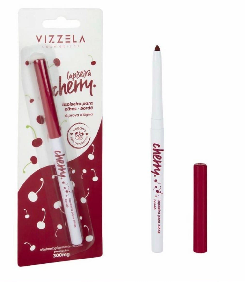 Customer photo review of Lapiseira para Olhos Bordô - Cherry - Vizzela