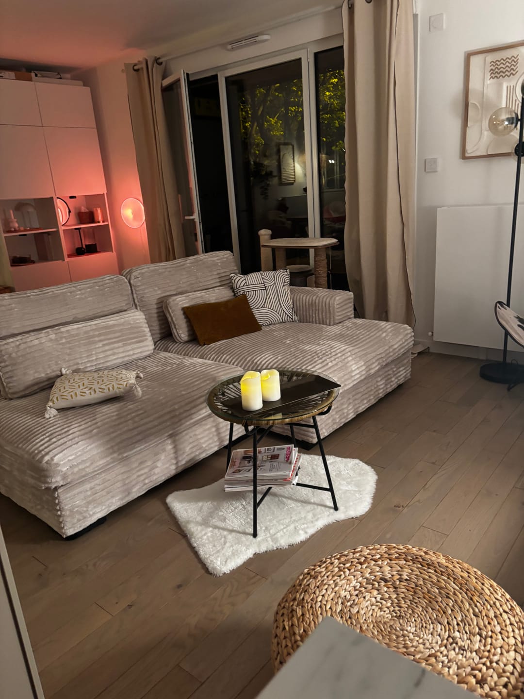 Customer photo review of Canapé d'angle convertible grande méridienne MONTPARNASSE