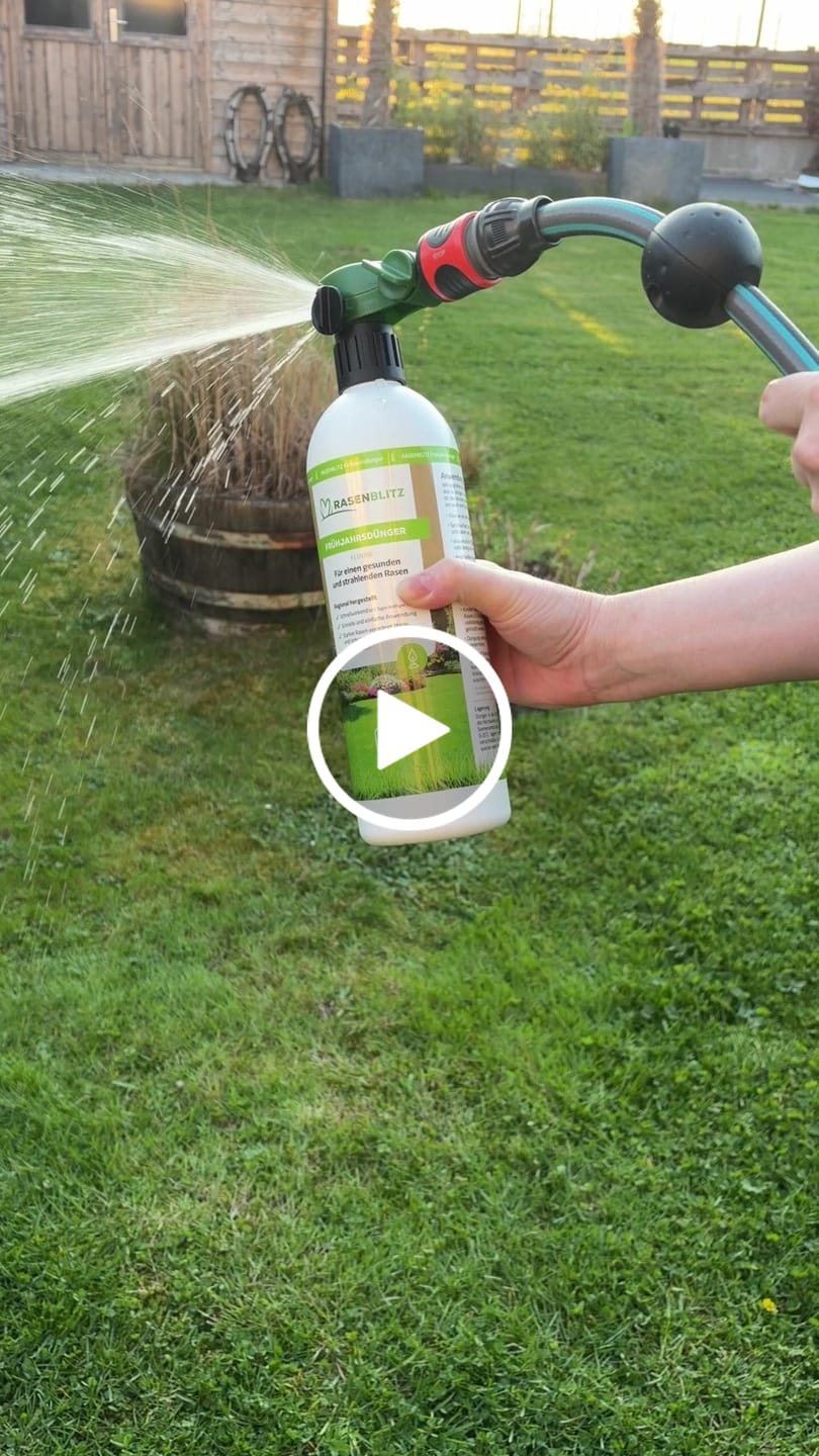 Customer video review of RASENBLITZ™ - FRÜHJAHRSDÜNGER