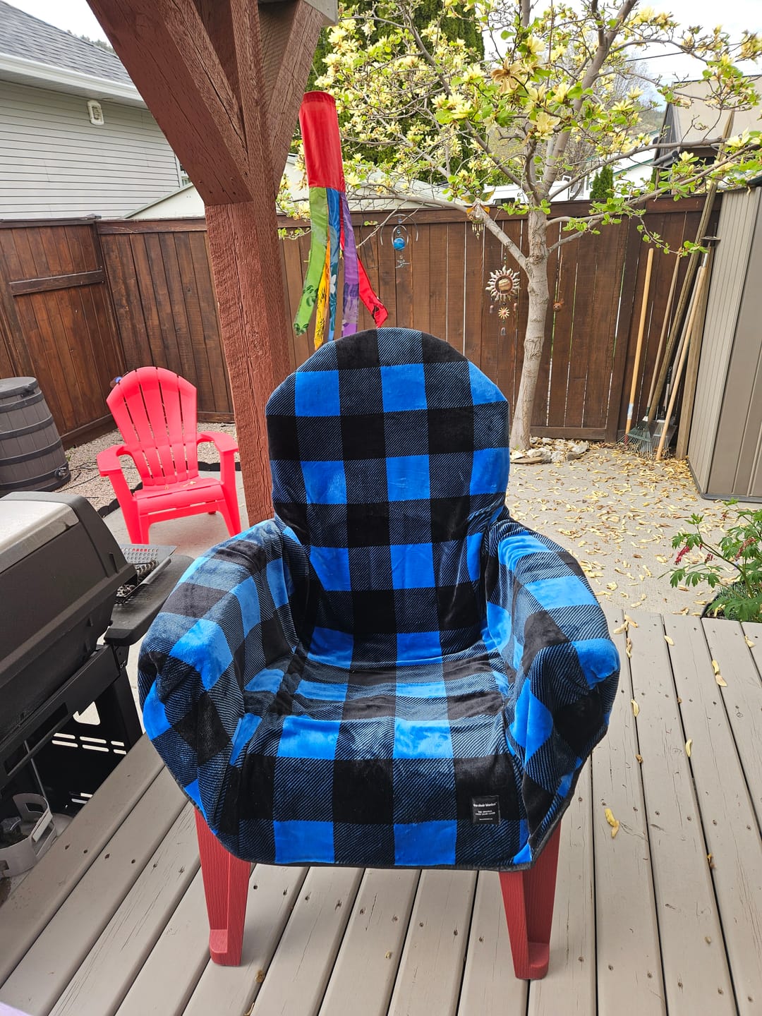 Customer photo review of The Chair Blanket