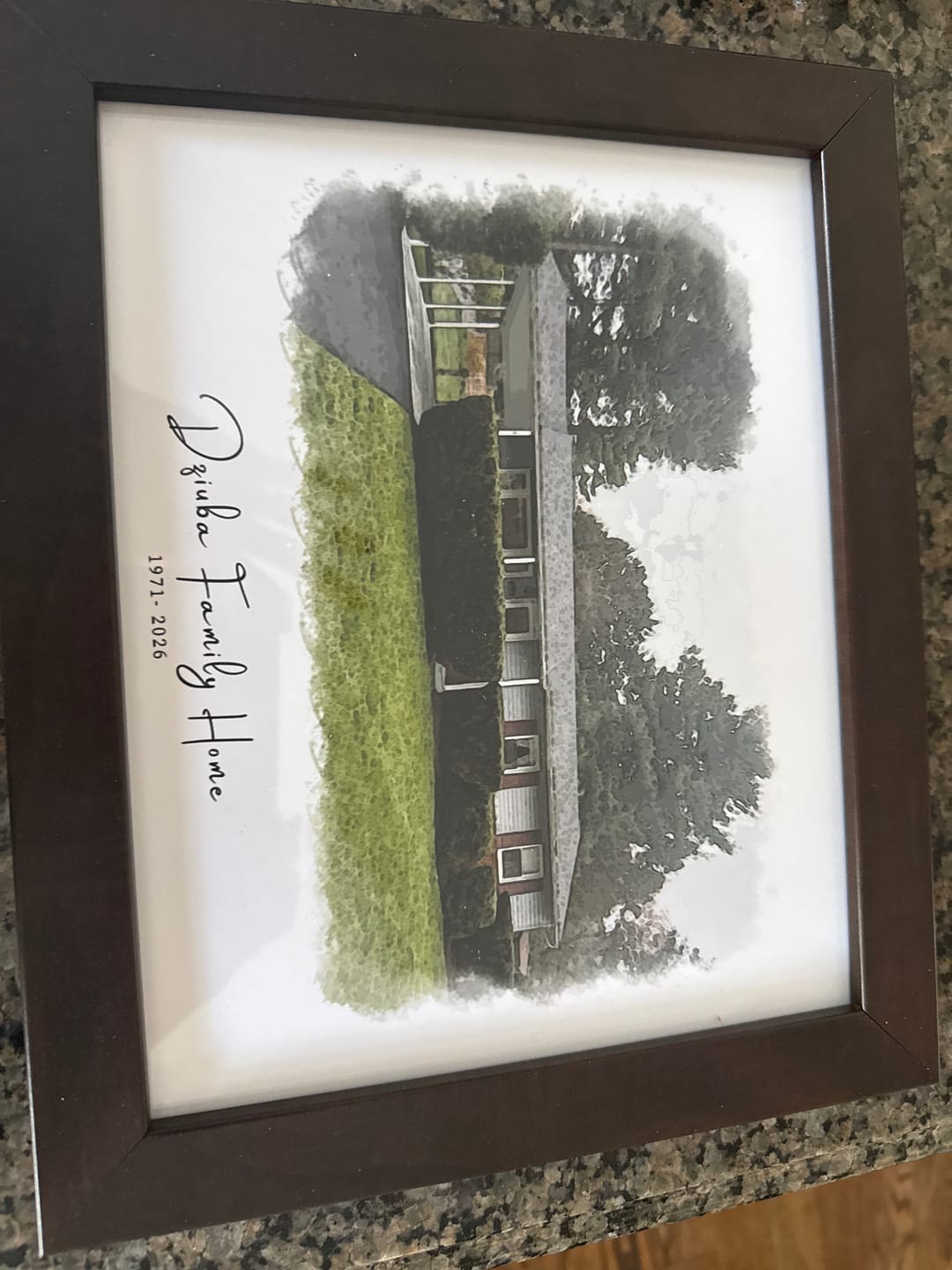 Customer photo review of Custom House Portrait