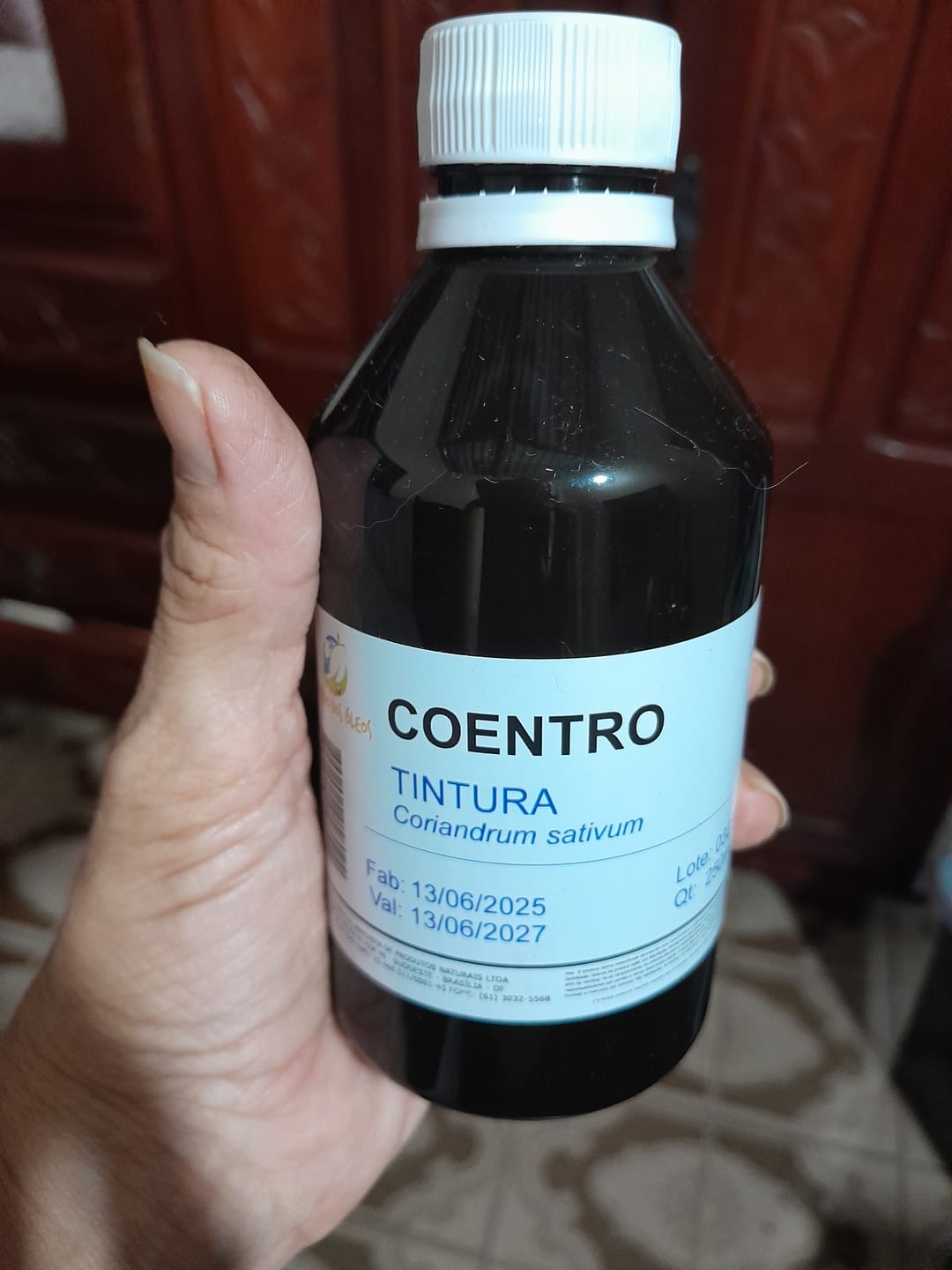 Customer photo review of Tintura de Coentro