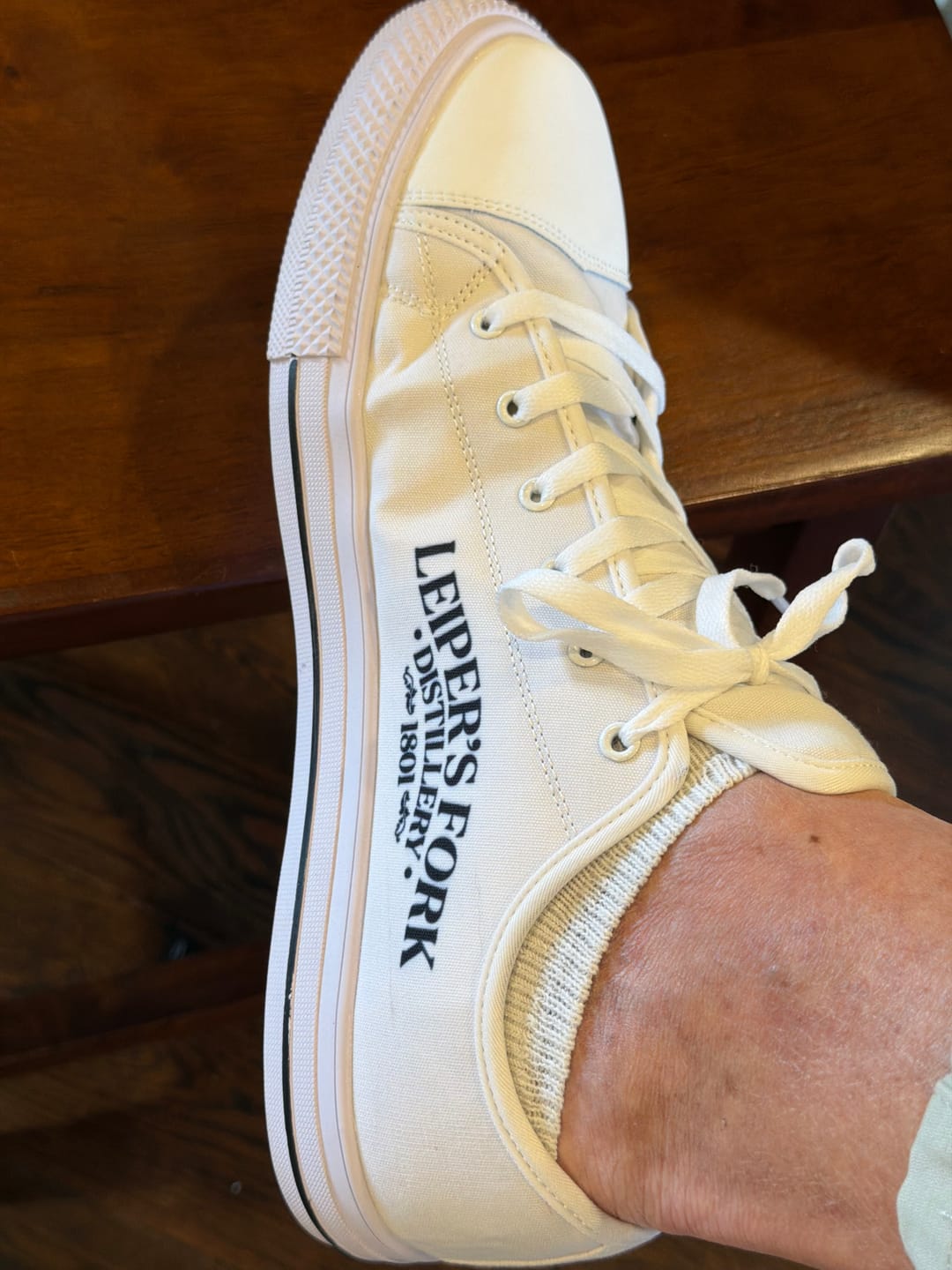 Customer photo review of Design Your Own - White Low Tops