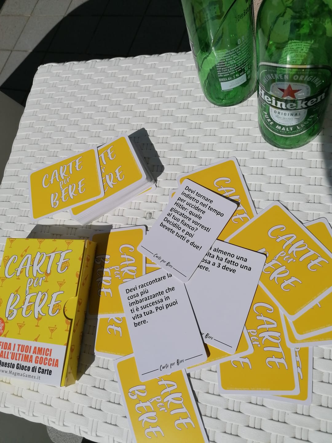 Customer photo review of CARTE PER BERE
