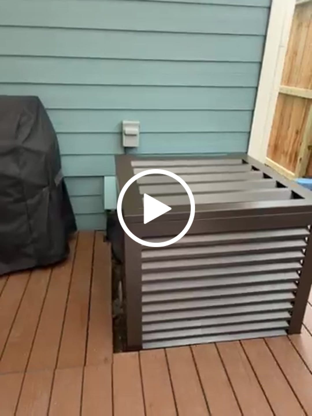 Customer video review of Central AC Cover - Bronze