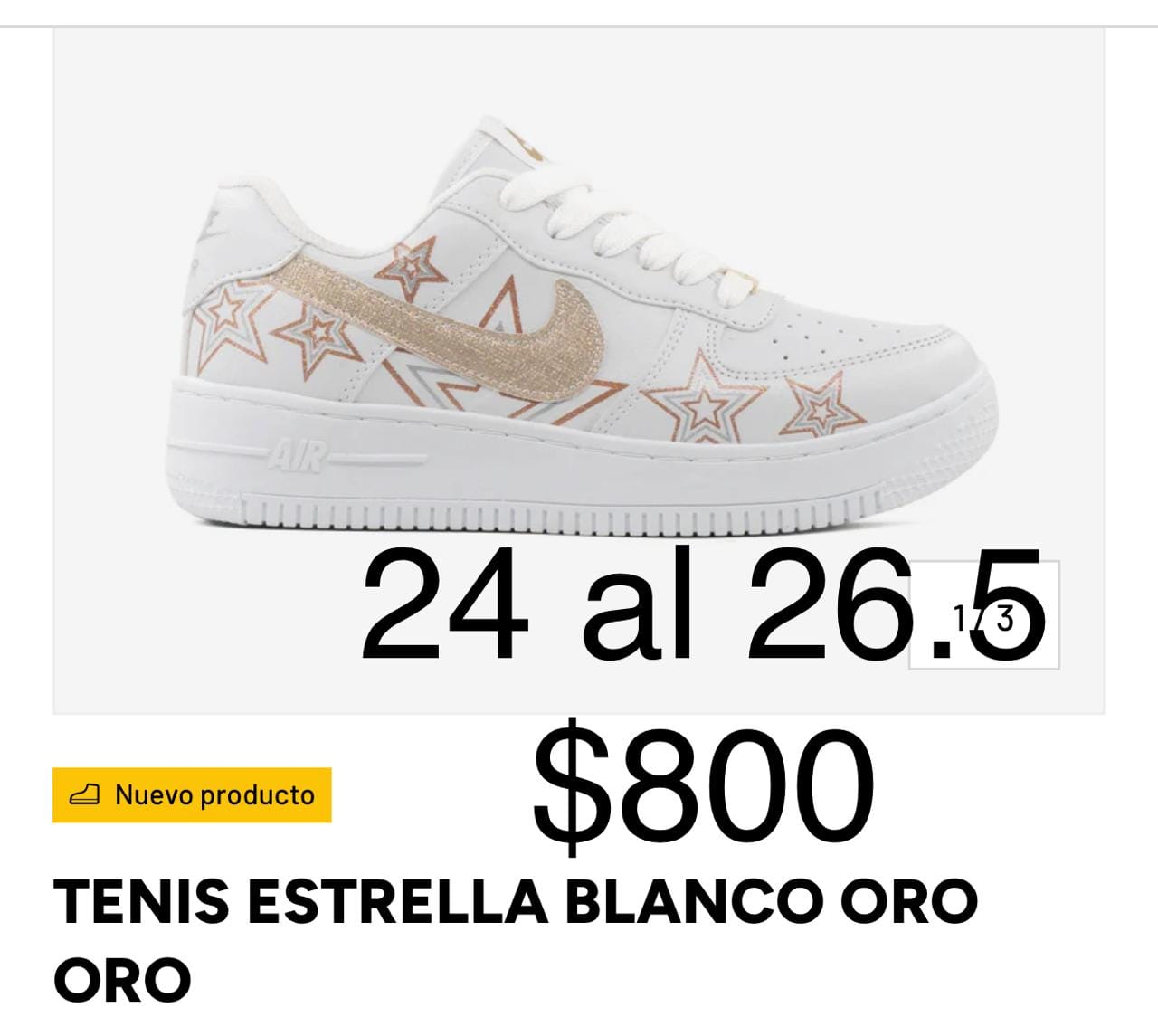 Customer photo review of Paq 6 Pares Tenis Smb Blanco Negro Gris 25/28.5