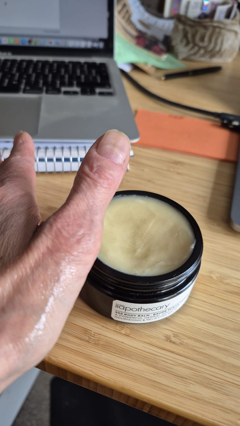 Customer photo review of SOS Body Balm