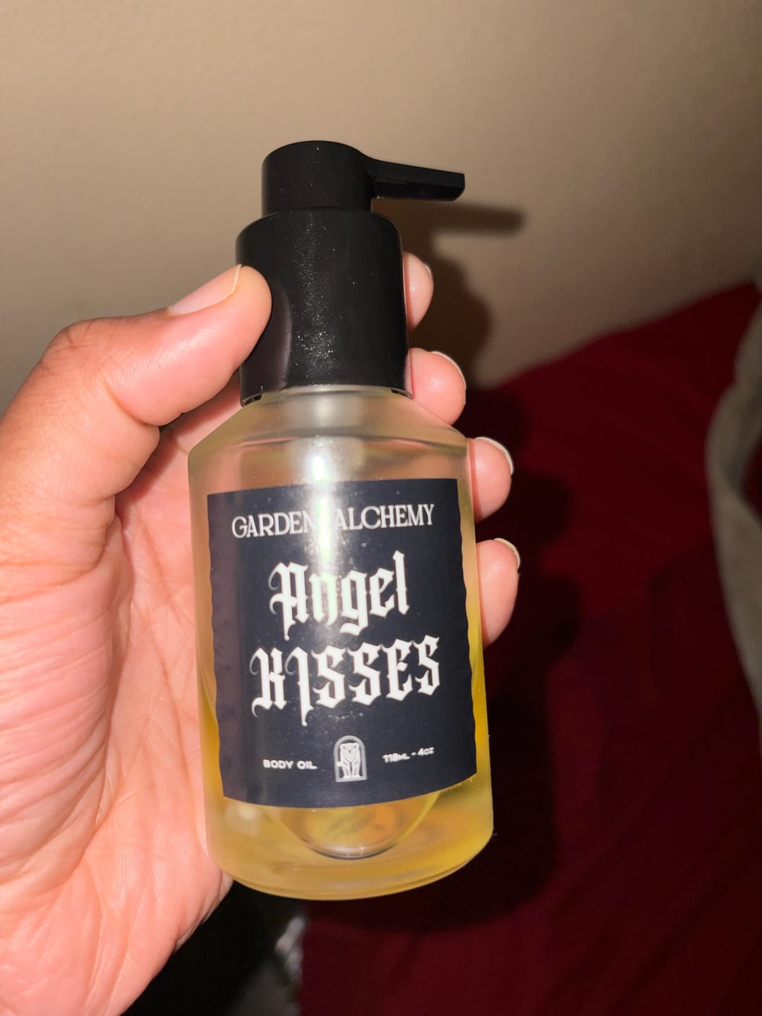 Customer photo review of ANGEL KISSES BODY OIL