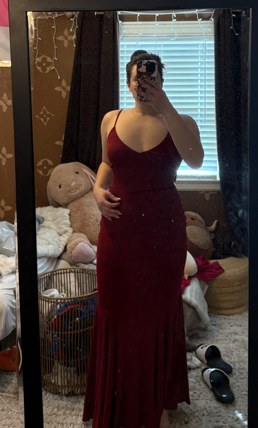 Customer photo review of The House Gown-Plum
