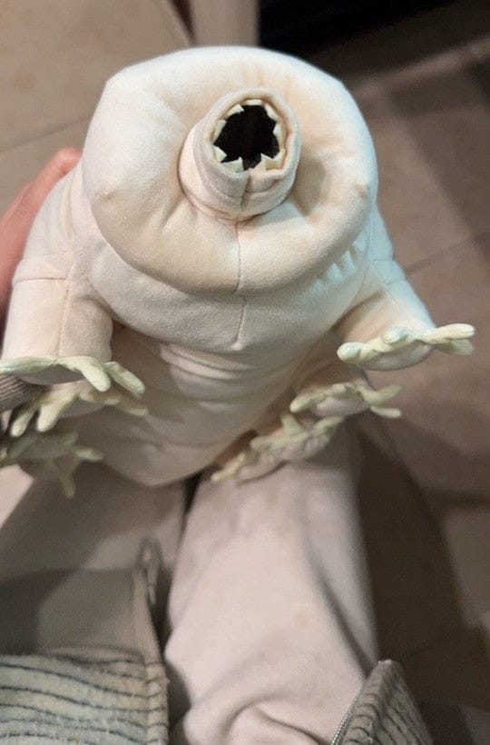 Customer photo review of Tardigrade Plush Toy – Lifelike and Soft Water Bear Stuffed Animal for Science Enthusiasts