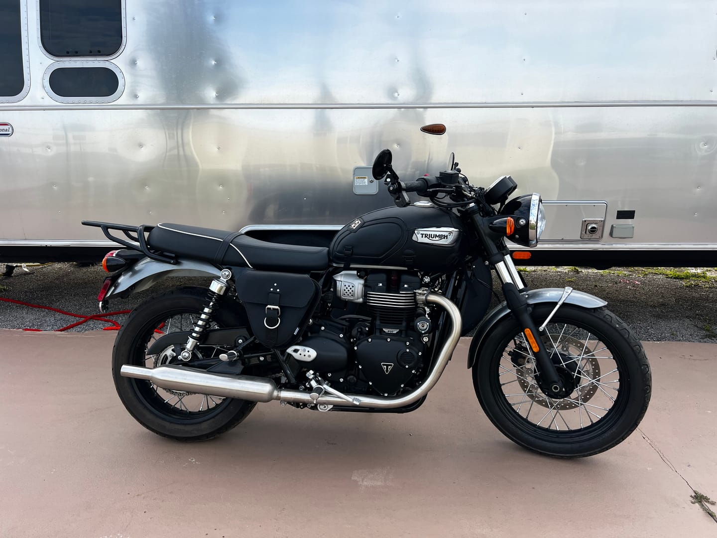 Customer photo review of Triumph Throw Under Seat Cover Bags - TTU01