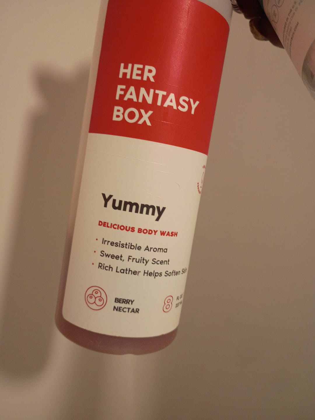 Customer photo review of Yummy Organic Body Wash - Hydrating & Juicy Daily Use