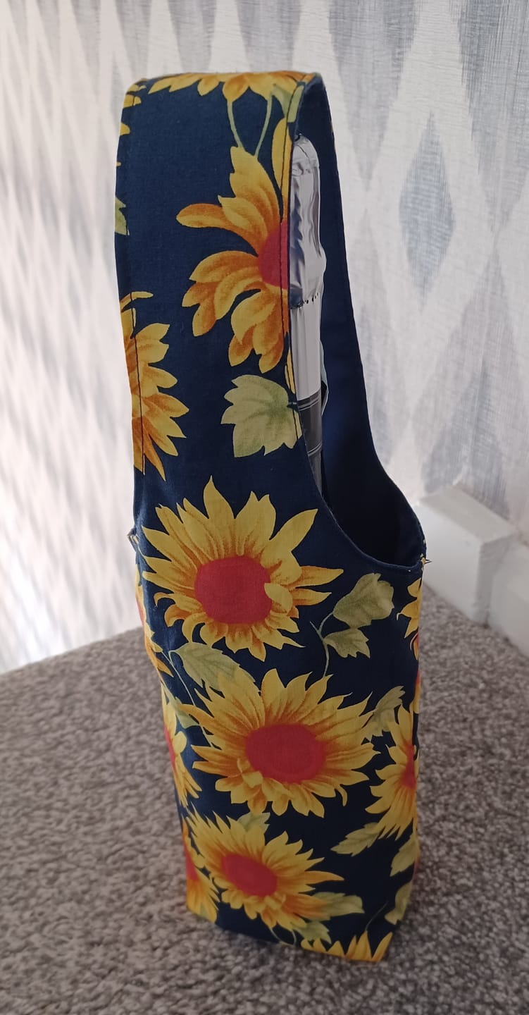 Customer photo review of Sunflowers Rose & Hubble Cotton Poplin Fabric