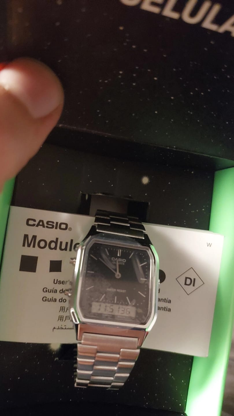 Customer photo review of Reloj Casio Vintage AQ-230A-1DMQ Dial Negro