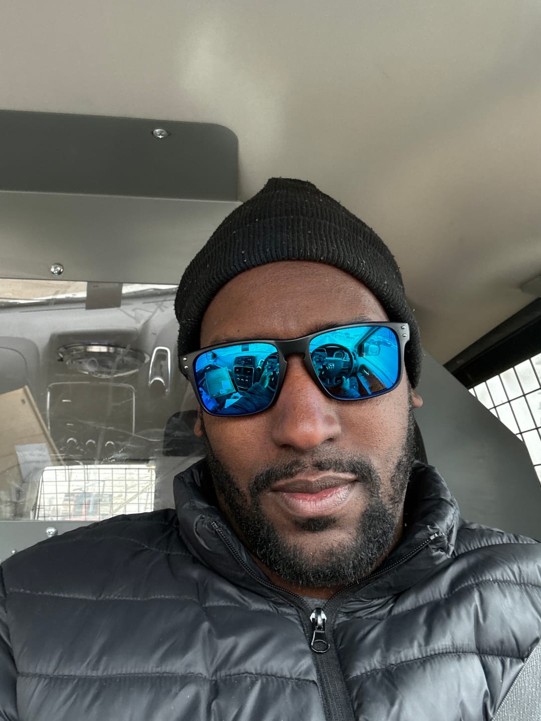 Customer photo review of 80Eighty® Polarized Sunglasses - Blue Chrome