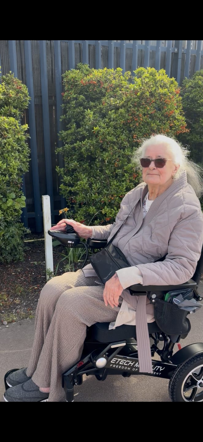 Customer photo review of Lightweight Electric Wheelchair | Folding Powerchair | Freedom Pro ST