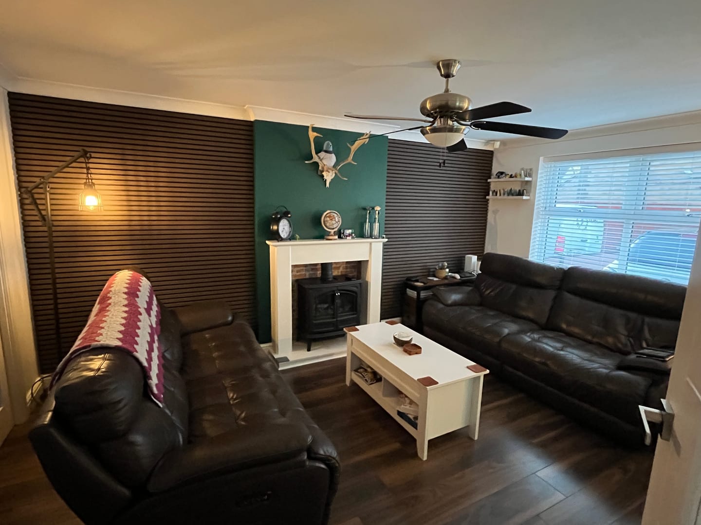 Customer photo review of Acoustic Slat Panel End Trim