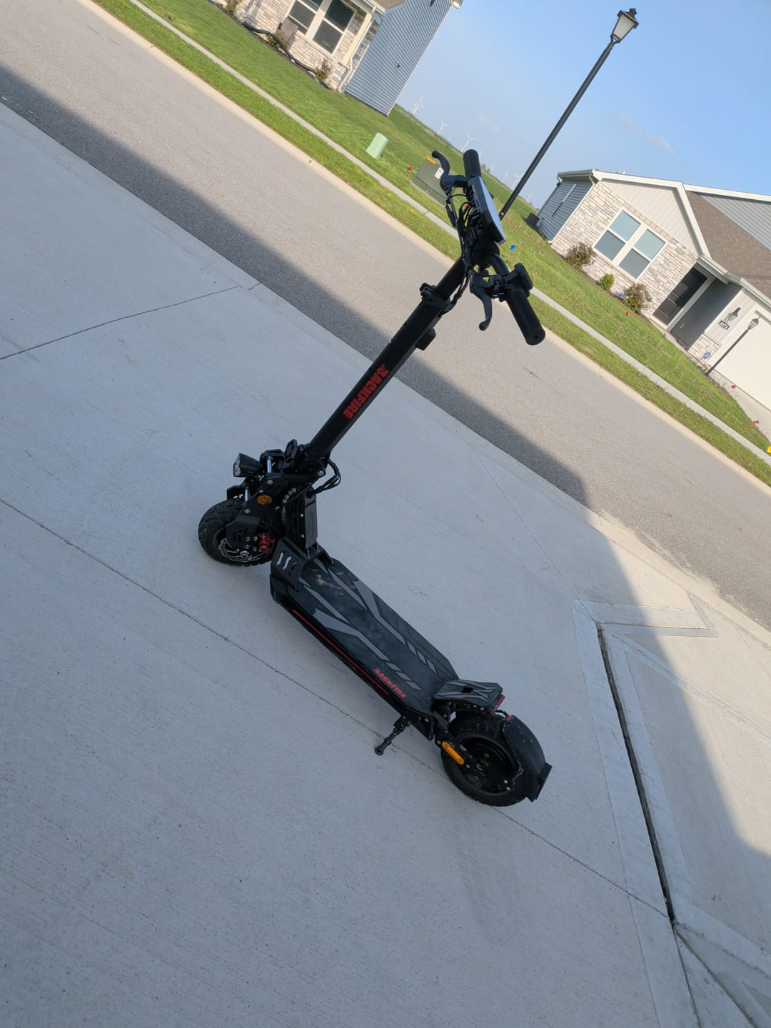 Customer photo review of Backfire M8 Electric Scooter with GPS and Samsung Battery