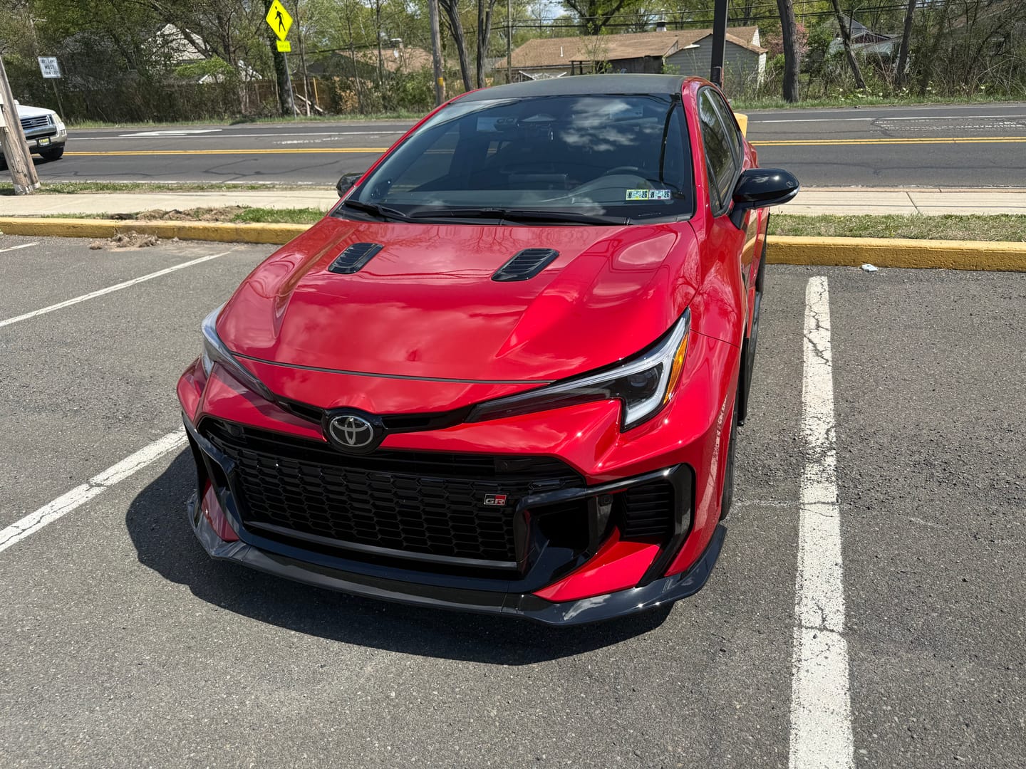Customer photo review of 2025-Up Toyota GR Corolla GR Style 3PCs Front Splitter Lip