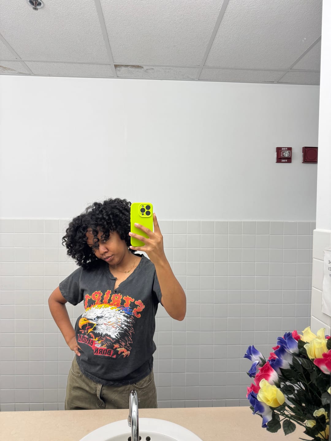 Customer photo review of BORN BADDIE VINTAGE TEE